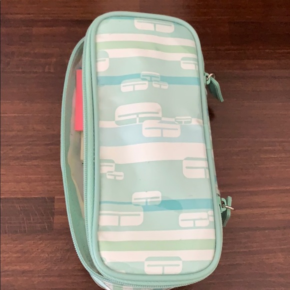 $5 CLEAROUT ☀️Pencil case full of post it notes pens highlighter clinique holder - Picture 2 of 2